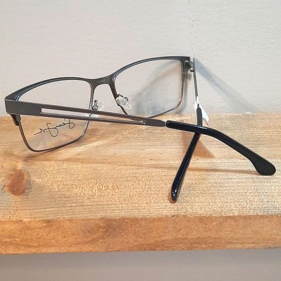 NEW Sean John Eyeglass Frame, Rx'able, gunmetal, men glasses,57-17-150, nose pad - Picture 2 of 5